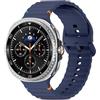 BDIG Cinturino Compatibile con Samsung Galaxy Watch 8 40mm 44mm/8 Classic 46mm Uomini Donne,Cinturini di Ricambio in Regolabile Impermeabile Silicone Morbido