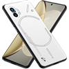 RankOne Custodia Compatibile con NothingPhone (1) / NothingPhone 1 (6.55) Cover Case - Bianco