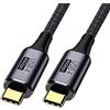 ChenYang Cavo CY USB-C a USB-C USB4 da 40 Gbps con 100 W di ricarica UHD 8K 5K 4K @60Hz USB4.0 compatibile con Thunderbolt3/4 0.3M