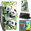 PHINIENLAND Cover per Xiaomi Redmi A1 / A2 / Poco C50 Case PU Pelle Custodia [Kickstand] [Chiusura magnetica] [Slot per Schede], Portafoglio Flip Custodia per Redmi A1 Plus / A2 Plus,Panda