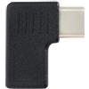 NFHK 90 Grad destra e sinistra ad angolo, adattatore di prolunga USB 3.1 da tipo C maschio a femmina per laptop, tablet e cellulare