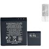 HIGHAKKU Batteria di ricambio BL-6Q compatibile con No-kia 6700 Classic & 6700 Illuvial