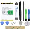 OnlyTech - Batteria di ricambio Premium per Le Realme 8 4G - 5000mAh - Qualità identica a BLP841 con kit di riparazione 10 Strumenti
