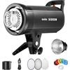 GODOX SK300IIV 300Ws Flash da Studio Professionale Monolight con attacco Bowens,10W LED Modeling Lamp, GN58, 0.1-1.5S Recycle Time, 2.4G X System per riprese e ritratti fotografici (Aggiornata)