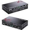 v AV Access AV Access Estensore HDMI 4K con Porta LAN fino a 100m/330 piedi, 4K@60Hz/1080P@120Hz con HDR10 e 3D, Gestione EDID, PoE a 2 vie + IR + RS232, HDCP 2.2, su Cavo Ethernet Cat5e/6a/7