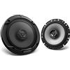 Kenwood, Sistema di altoparlanti KFC-S1766 serie Stage Sound a 2 vie, Potenza di picco 300W, montaggio a filo, doppio cono, Cono del woofer da 17cm in Polypropilene, Nero