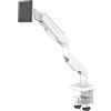 LC-POWER Supporto Monitor Scrivania per Schermi da 17-49 - Regolabile in Altezza e Angolazione - Estensione di 60 cm - Resistente e Versatile - VESA 75x75 mm, 100x100 mm