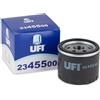 UFI Filters, Filtro Olio 23.455.00, Filtro Olio per Ricambio, Adatto a Auto, Applicabile su Diversi Modelli Alfa Romeo, Fiat e Lancia
