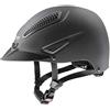uvex perfexxion II, casco da equitazione robusto unisex, regolazione individuale delle dimensioni, ventilazione ottimale, black matt, 52-55 cm