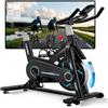 Wenoker Cyclette da Casa con Resistenza Regolabile, Ciclette Resistenza Magnetica Regolabile,Bicicletta per Casa con Display LCD,Seduta Comoda, Portaborraccia e Capacità di Carico di 160 kg