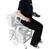 KMINA Rialzo WC Elettrico con Braccioli, Sostegno Water Bagno Disabili Inclinabile, Sollevatore con Coperchio, Anziani