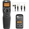 Pixel Cavo di Controllo Dell'otturatore Telecomando Cavo di controllo Wireless con 2 Cavi di Collegamento DC0/DC2, Pixel TW-283 2,4GHZ Senza Fili Timer Scatto Remoto per Nikon D850 D750 D500 D5600 D3200