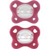 Chicco Dual Soft Succhietto Rosa 16-36 Mesi 2 Pezzi