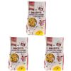 Fior di loto Fiocchi d'avena biologici e biscotti al cioccolato - Snack vegano - Senza olio di palma - 350 g (Confezione da 3)