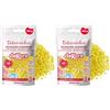 dekora - Dekocrunchies limone 100g, Zuccherini Decorativi per dolci, Sprinkles per Torte croccanti e dal sapore intenso, Perle di Zucchero commestibili per decorare torte, biscotti, cupcake e dessert
