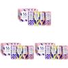 Dash Water Confezione mista, 16 x acqua di sorgente frizzante aromatizzata, lampone, limone, ribes nero e pesca, infusa con frutta frizzante (16 x 330 ml lattine) (Confezione da 3)