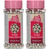 FunCakes Crispy Choco Pearls - Metallic Silver, Argento - Decorazioni di Cioccolato Commestibili, Ottime per Decorare Torte, Cupcake, Biscotti e Pasticcini - Decorazione di Torte e Cupcake - 60 g