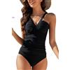 Viloree - Costume da Bagno Donna, Bikini Brasiliano a Due Pezzi, Push Up, Halter Regolabile, Triangolo, XL