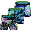FREEGUN Boxer Uomo Rick & Morty, Slip da Uomo Stretch, Confortevole e Ultra-Soft (confezione da 3), Viola/Verde/Bianco/Nero, XL