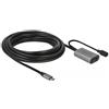 DELOCK USB Kabel C -> A/DC St/Bu 5.0m aktiv