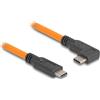 DELOCK USB 5 Gbps Kabel USB Type-C St zu USB Type-C St 90°1m