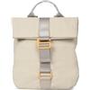 KCB Zaino antifurto piccolo Chain | Design sicuro e pratico | Tasche multiuso con cerniera | Materiale resistente| Maniglie regolabili | 100% vegano, beige, pequeño, Casual
