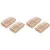 Chinchilla® 40 mollette da bucato in legno di faggio certificato, qualità Made in Germany, versatili, per appendere la biancheria e per lavori di bricolage, senza plastica, sostenibili e stabili