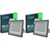 V-TAC Faro LED da Esterno 50W - [Chip Samsung + Tecnologia RLE] - 5000 Lumen - IP65 - Proiettore Faretto LED per Casa, Giardino, Garage, Magazzino - Luce CCT 3 IN 1 Calda, Fredda o Naturale