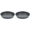 Salter BW07036EU7 Megastone 24 cm Teglia rotonda, Senza PFOA tegame per torte, tortiera rivestimento antiaderente, Cassaforte in forno fino a 220°C, pentole multifunzionali, Acciaio al carbonio, Nero