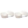 Guardini, Set di 200 pirottini Ø 7 cm, Monouso, Carta da forno antiaderente, 100% riciclabile, Bianco, Made in Italy, Linea Easy Bake Bio