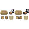 BEPER C103ACC003 Carta forno per friggitrice ad aria, Set da 50 pz, 20x20 cm, Carta da forno quadrata, Antiaderente e Biodegradabile (Confezione da 2)