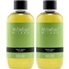 Millefiori Milano - Fragranza per Diffusore a Bastoncini 250 ml, Lemon Grass - Profumatore Ambiente Raffinato con Note Fresche e Agrumate (Confezione da 2)