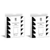 URSUS 22905599F - Carta per origami duo Black & White, 100 fogli 80 g/m², formato 15 x 15 cm, carta da piegare bifacciale colorata in bianco e nero, incl. istruzioni per la piegatura