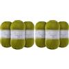 Utopia Crafts DK Double Knitting Yarn 3x 100g (Olive Oil) (Confezione da 2)