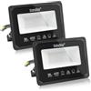EXTRASTAR Faretti a LED per esterni da 50 W, 4000 lm, impermeabili IP65, luce bianca fredda 6500 K, per terrazza, giardino, cortile, parco, garage, corridoio, 2 pezzi