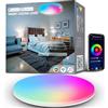Pesken 24W Plafoniera Smart LED Ø30CM 2400LM RGB WiFi con App Controllabile Tramite App Compatibile Alexa e Google Assistant per il Soggiorno