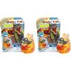 INKEE CRAZE INKEE Bombe da Bagno per Bambini, Surprise Dino Bombe da Bagno a Sorpresa, Palline da Bagno con Figure di Dinosauri magici Giochi da Bagno, 35597 (Confezione da 2)