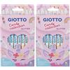 Giotto Glitter Candy Collection 8 pennarelli Colori Glitter Assortiti (Confezione da 2)