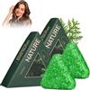 Yanlin Nature Triangle Shampoo Bar, 2 pezzi Seven Green Soap Sham Poo, shampoo a base di erbe, pulizia delicata e cura nutriente per donne e uomini, lenisce e rinforza i capelli
