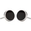 Traveller Orecchini da uomo, in acciaio inox, 8 mm, diversi colori, 0,8 cm, Acciaio inossidabile