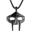 AsAlways Collana in acciaio inossidabile MF DOOM con ciondolo totem hip hop rap per festa gioielli regalo