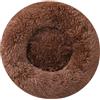 Zhoothyomiru Cuccia per cani e gatti, a ciambella, in peluche, per gatti e cani, rotonda, per 3 kg