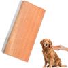 Fukaisu Spazzola Pelo Cane Caduta, Legno Spazzola Peli Animali Domestici con Denti Pettine Fini Strumento Ergonomico per Rimozione Peli Animali Domestici per Toelettatura Cani Gatticavalli Conigli