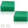 GERUI 2 spugne filtranti compatibili grossolane per acquari JUWEL L, nitrati, per Juwel Compact/H/Bioflow 3.0/L/Bioflow Super/Bioflow Mini spugne filtranti