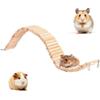 Vauki Ponte per criceti, 60 x 8 cm, in legno, per criceti, ponte, giocattoli per piccoli animali, accessori per recinzioni in legno, per porcellini d'India, topi, gerbils e altri piccoli animali