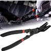 STCRERAG Morsetto per Degrafer in polipropilene + acciaio al Manganese, 240 mm, porta rivetti clip, pinze antiruggine, pinza di estrazione delle graffette antiscivolo con molla, per auto, mobili,