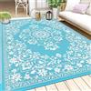 Enyhom Tappeto da Esterno Extra Large 240 x 300 cm, Plastica Riciclata Tappeto per Esterno Resistente alle Intemperie per Campeggio, Balcone, Terrazza, Spiaggia, Giardino D'inverno, Soggiorno, Camper