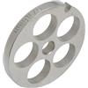 EasyByMall Utilizzo di 5 dischi in acciaio inox in vari tritacarne, tra cui per Bosch e modelli Bauknecht (16 mm)