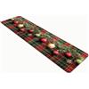 Comart - Tappeto Cucina Austin - Impermeabile - Antiscivolo - Antimacchia - Lavabile in Lavatrice - Passatoia in Poliestere - per Corridoio e Cucina - Made in Italy - Palline Natale - 50x270 cm