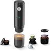 BENFUCHEN Macchina da caffè portatile 3 in 1 19 bar con riscaldamento automatico, compatibile con capsule NS e DG e caffè macinato per campeggio, escursioni, viaggi e casa (nero)